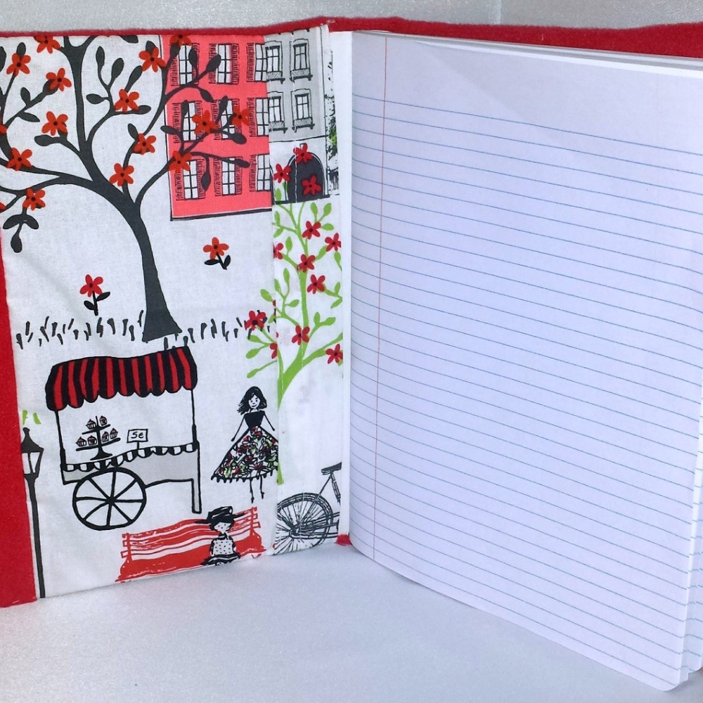 Oiu! Paris Red Eiffel Tower Journal - Picture 2 of 4